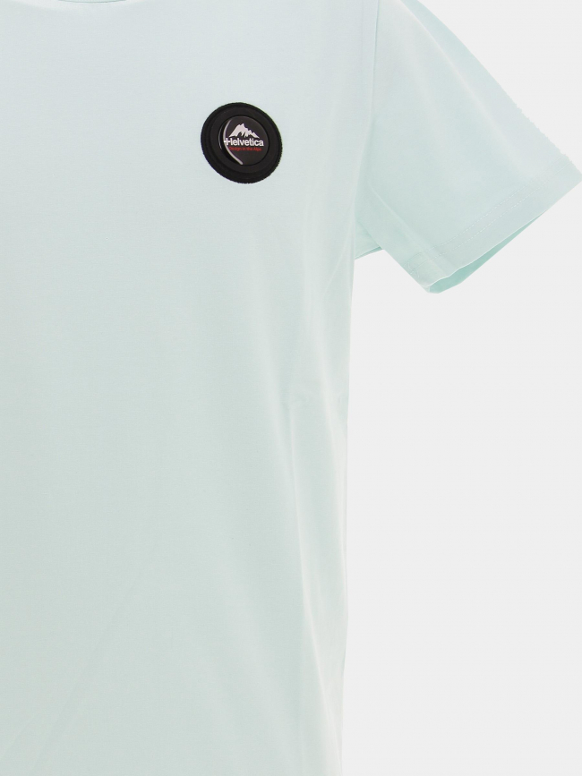 T-shirt ajaccio badge vert homme - Helvetica