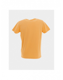 T-shirt ajaccio badge orange homme - Helvetica