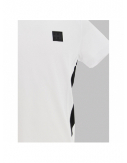 T-shirt nomad logo blanc noir homme - Helvetica