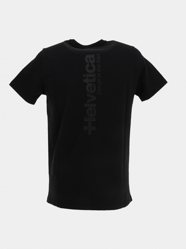 T-shirt howard logo noir homme - Helvetica