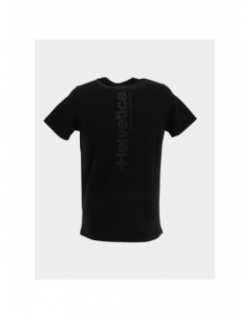 T-shirt howard logo noir homme - Helvetica