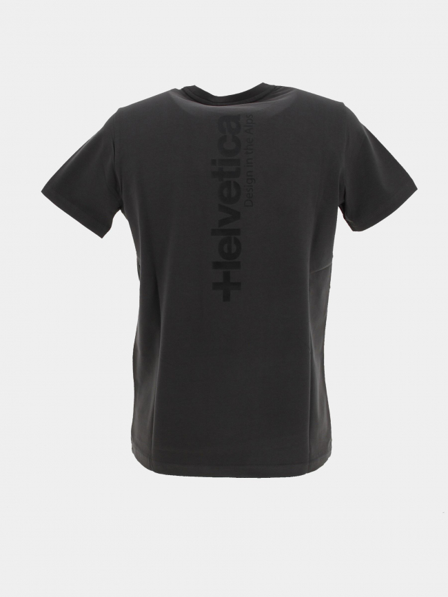 T-shirt howard logo gris anthracite homme - Helvetica