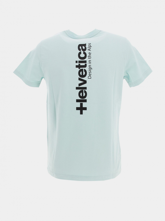 T-shirt howard logo vert homme - Helvetica