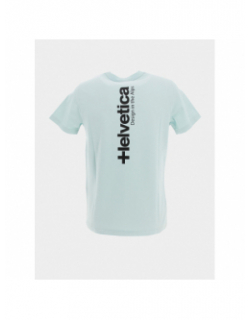 T-shirt howard logo vert homme - Helvetica
