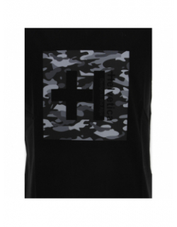 T-shirt stan imprimé noir homme - Helvetica