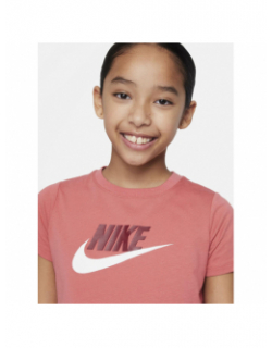T-shirt nsw crop futura rose foncé fille - Nike