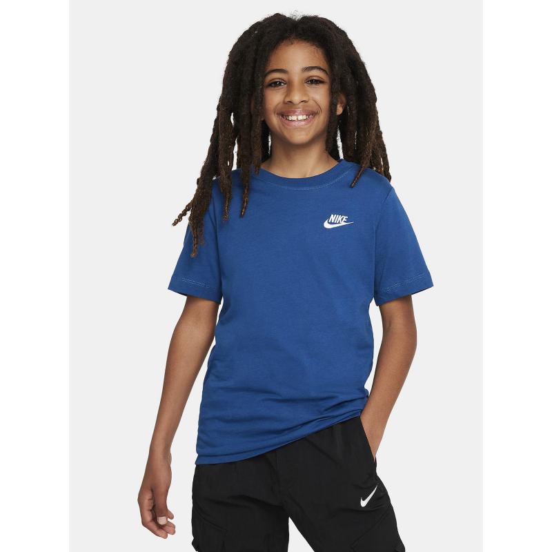 T-shirt nsw emb futura bleu enfant - Nike