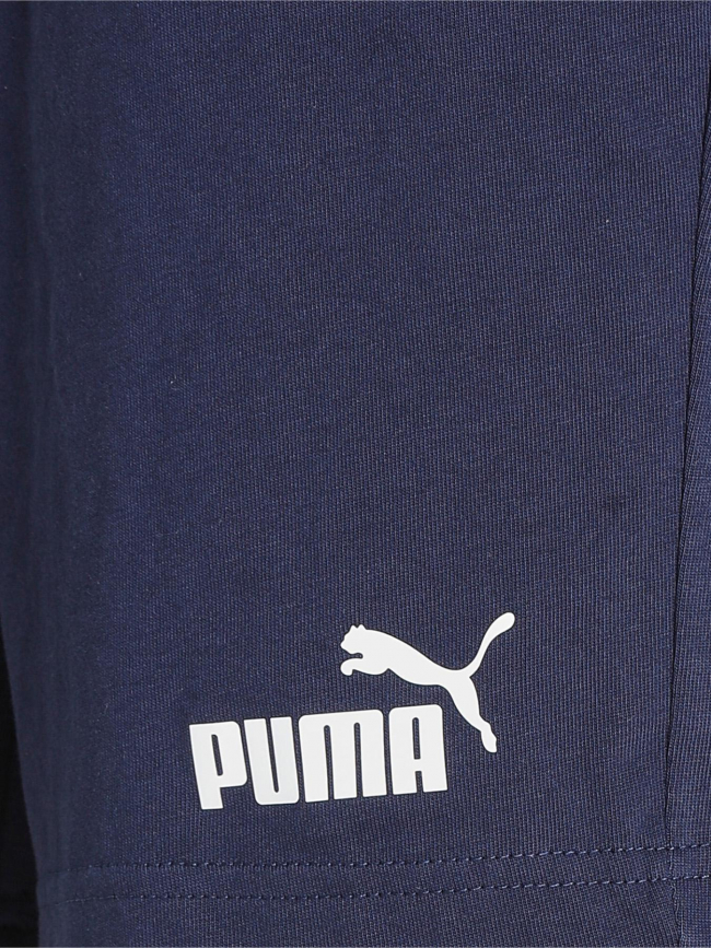 Short de sport uni essential bleu marine homme - Puma