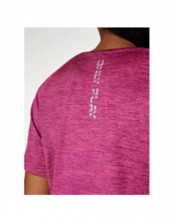 T-shirt de sport col v joan violet femme - Only Play