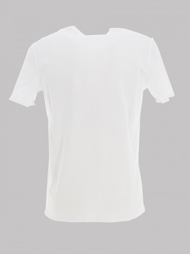 T-shirt ezio à logo fleuri blanc homme - Teddy Smith