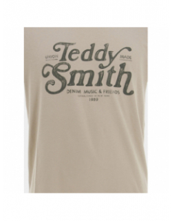 T-shirt manches courtes giant beige homme - Teddy Smith