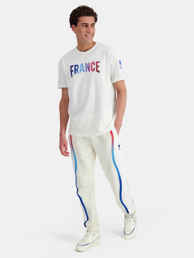 T-shirt efro JO paris 2024 blanc homme - Le Coq Sportif