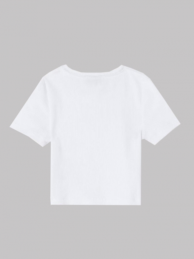 T-shirt yukongi blanc fille - Le Temps Des Cerises