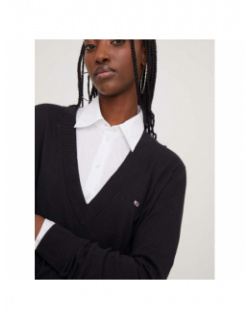 Pull col v essential noir femme -  Tommy Jeans
