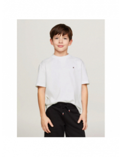 T-shirt essential logo blanc enfant - Tommy Hilfiger