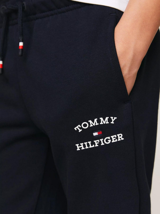 Jogging logo bleu marine enfant - Tommy Hilfiger