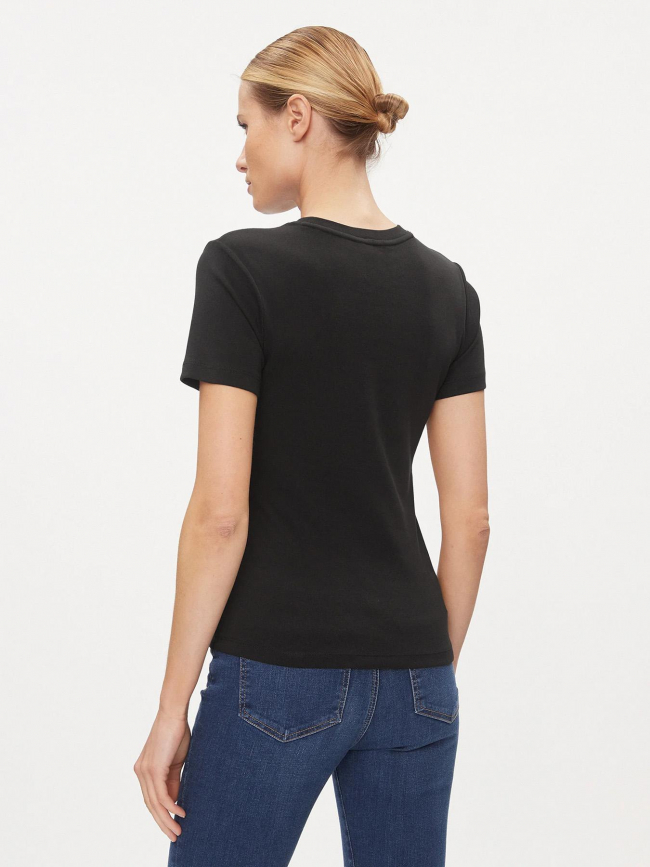 T-shirt new slim cody noir femme - Tommy Hilfiger