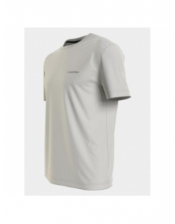 T-shirt micro logo interlock vert d'eau homme - Calvin Klein