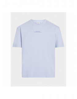 T-shirt linear back graphic bleu homme - Calvin Klein