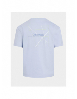 T-shirt linear back graphic bleu homme - Calvin Klein