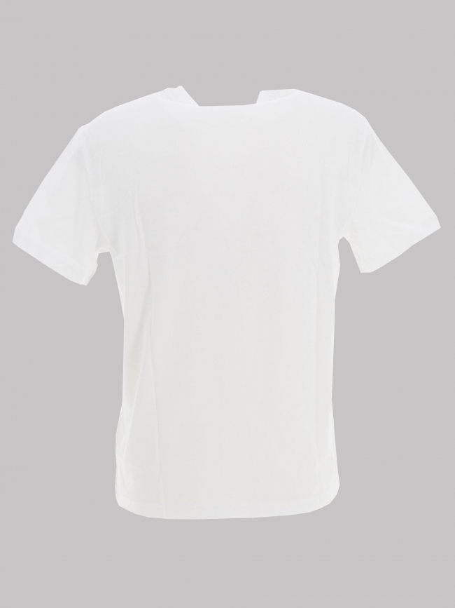 T-shirt optic line logo blanc homme - Calvin Klein