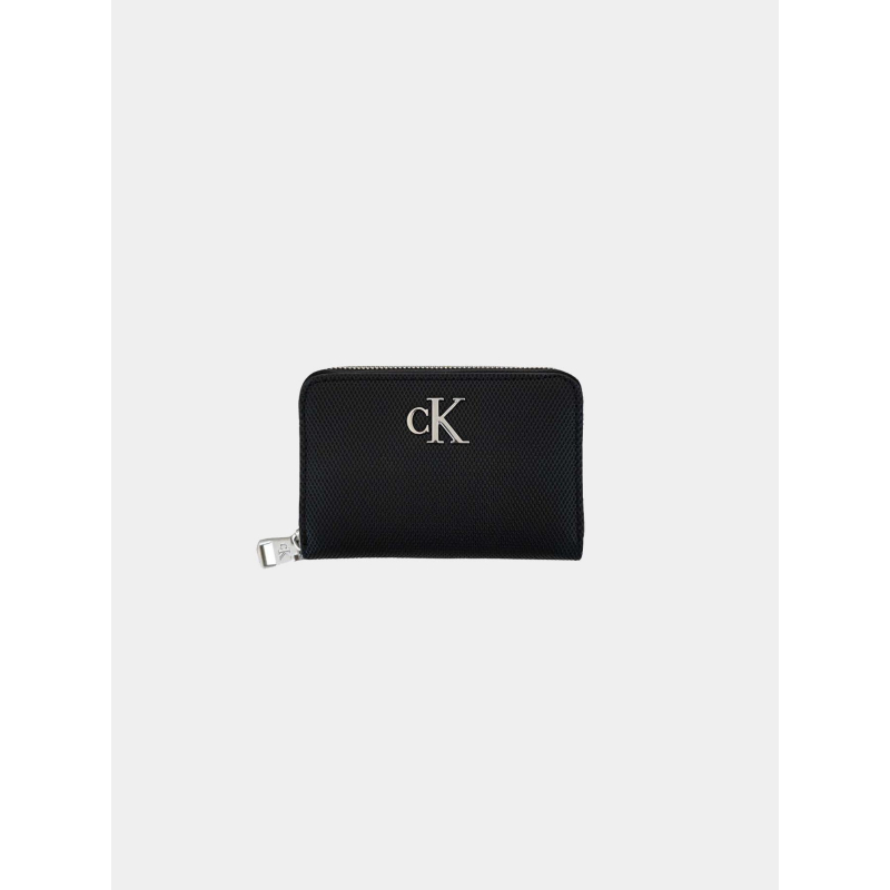 Porte-monnaie minimal monogram noir femme - Calvin Klein Jeans