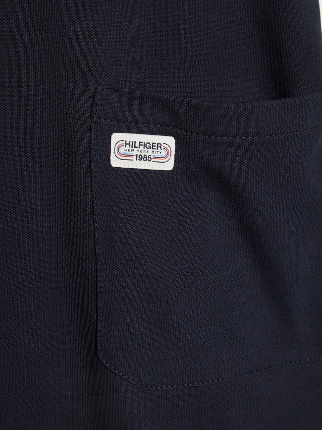 Robe polo bleu marine fille - Tommy Hilfiger