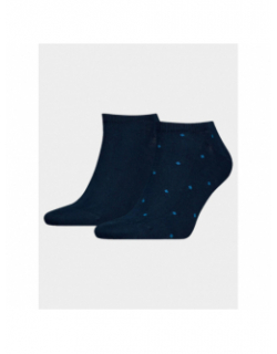 2 paires de chaussettes basses bleu homme - Tommy Hilfiger