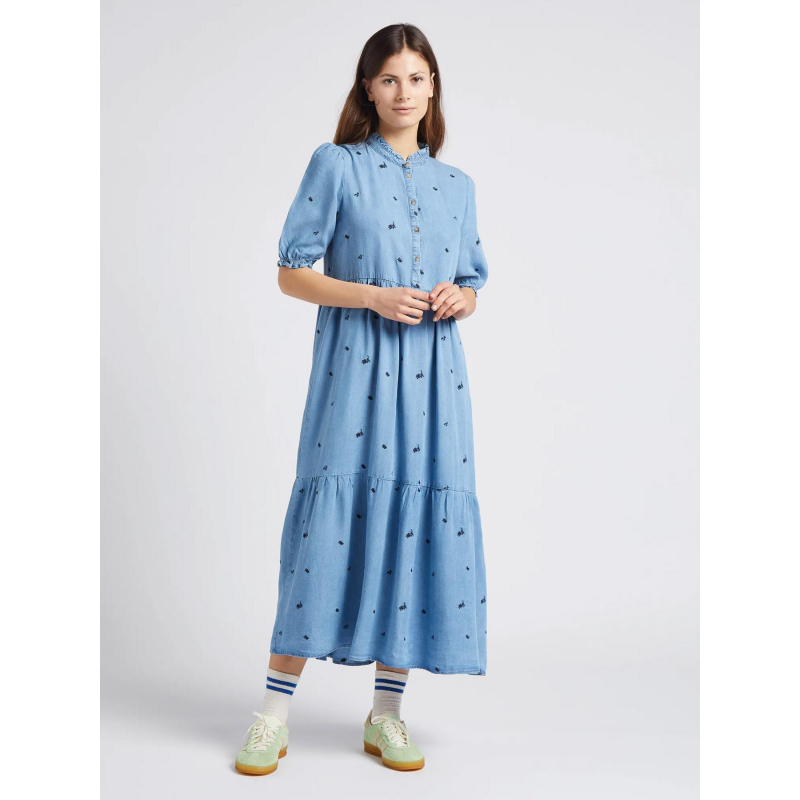 Robe rosita stone bleu femme - La Petite Etoile