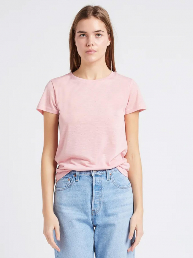 T-shirt elva pailleté rose femme - La Petite Etoile