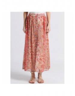 Jupe longue joa imprimée rose femme - La Petite Etoile