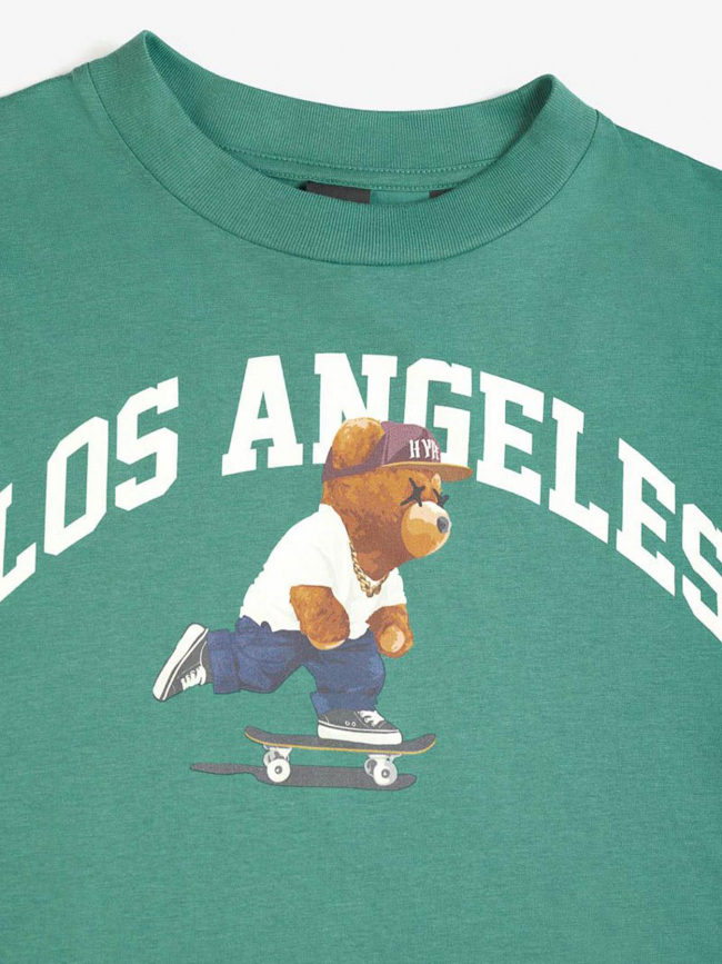 T-shirt coznerbo imprimé vert enfant - Le Temps Des Cerises