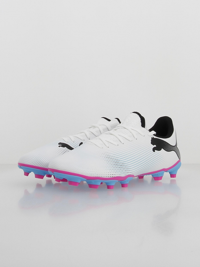 Chaussures de football future 7 play fg/ag blanc enfant - Puma