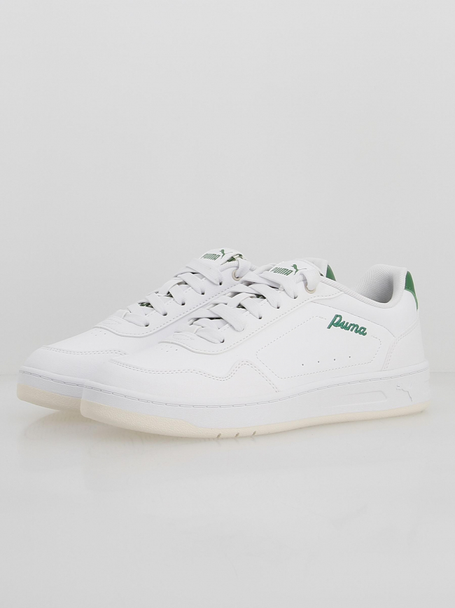 Baskets wns court classic blanc vert femme - Puma