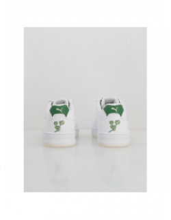 Baskets wns court classic blanc vert femme - Puma
