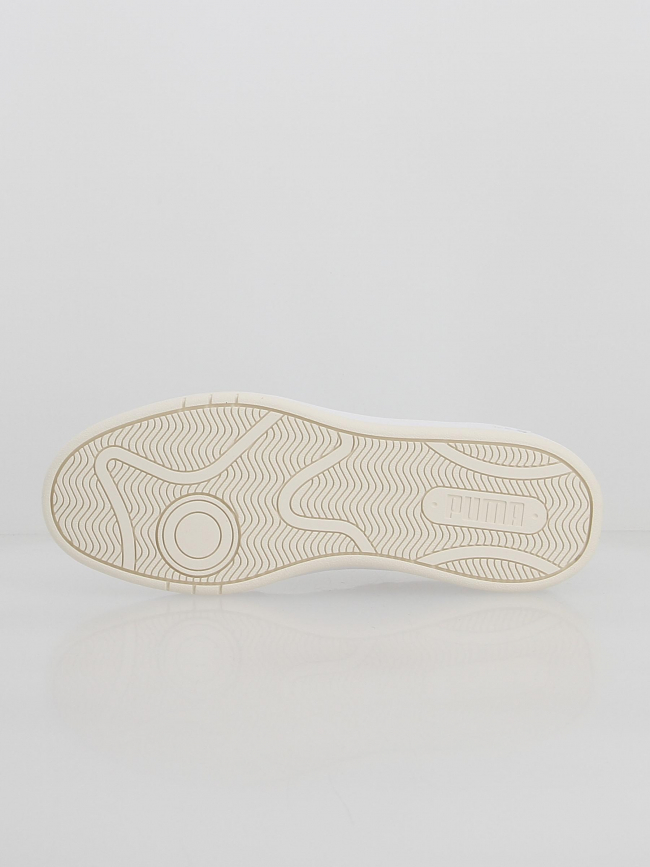 Baskets wns court classic blanc vert femme - Puma