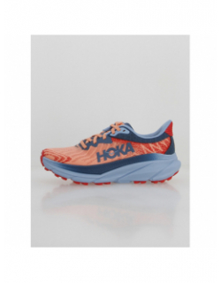 Chaussures de running challenger 7 bleu orange femme - Hoka
