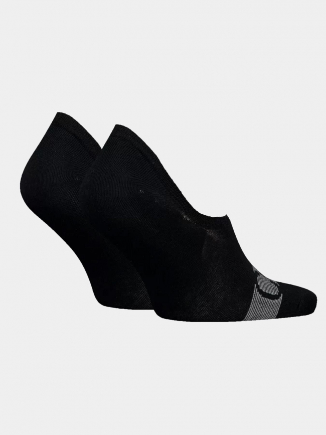 2 paires de chaussettes footie logo noir homme - Calvin Klein