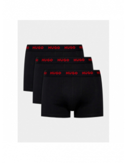 Pack 3 boxers stretch noir homme - Hugo