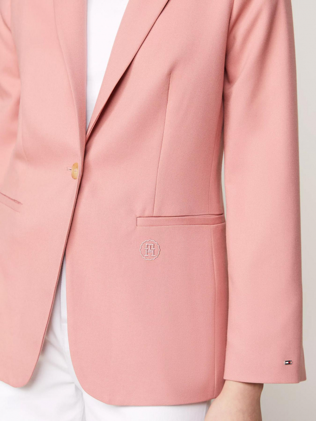 Veste blazer core regular rose femme - Tommy Hilfiger