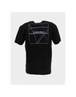 T-shirt linear back graphic noir homme - Calvin Klein