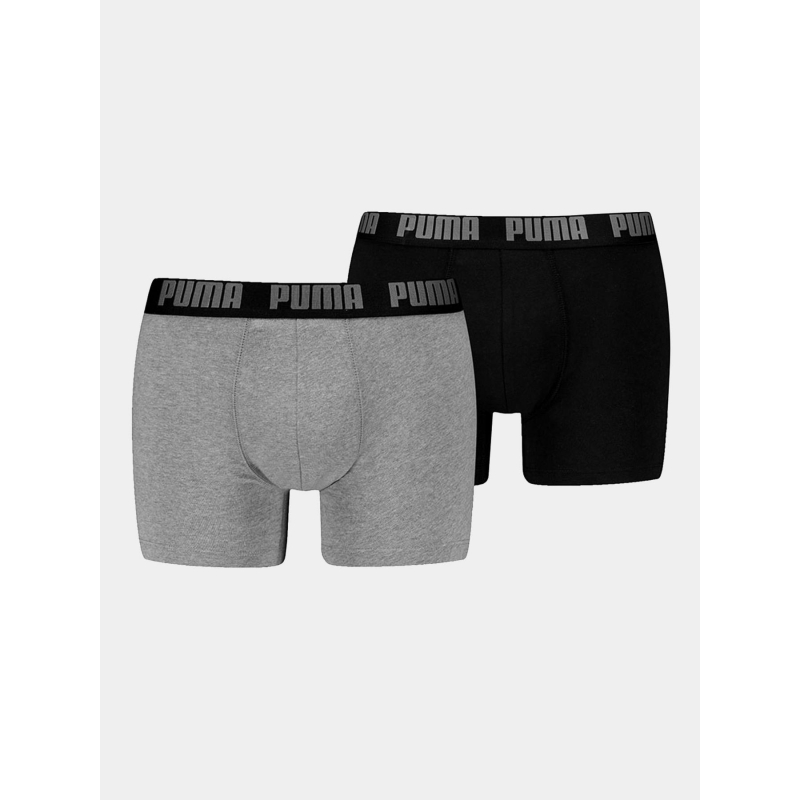 Pack 2 boxers everyday basic gris nois homme - Puma