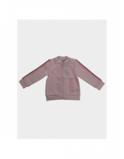 Coffret ensemble t-shirt jogging sweat rose bébé - Boss