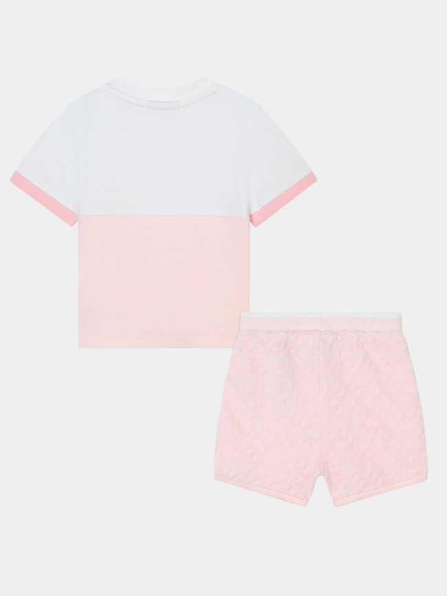 Ensemble t-shirt short rose bébé - Boss