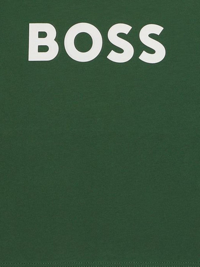T-shirt logo pressions vert bébé - Boss