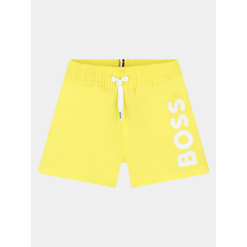 Short de bain surfer firefly jaune garçon - Boss