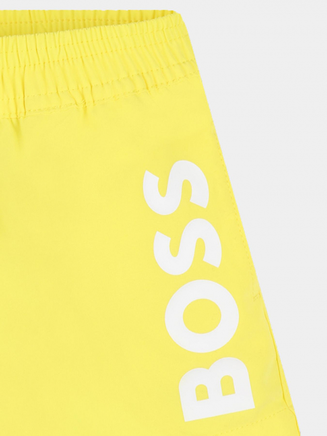 Short de bain surfer firefly jaune garçon - Boss