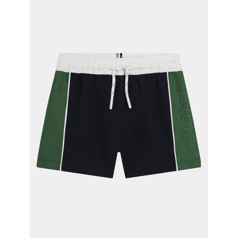 Short de bain surfer bleu vert bébé - Boss