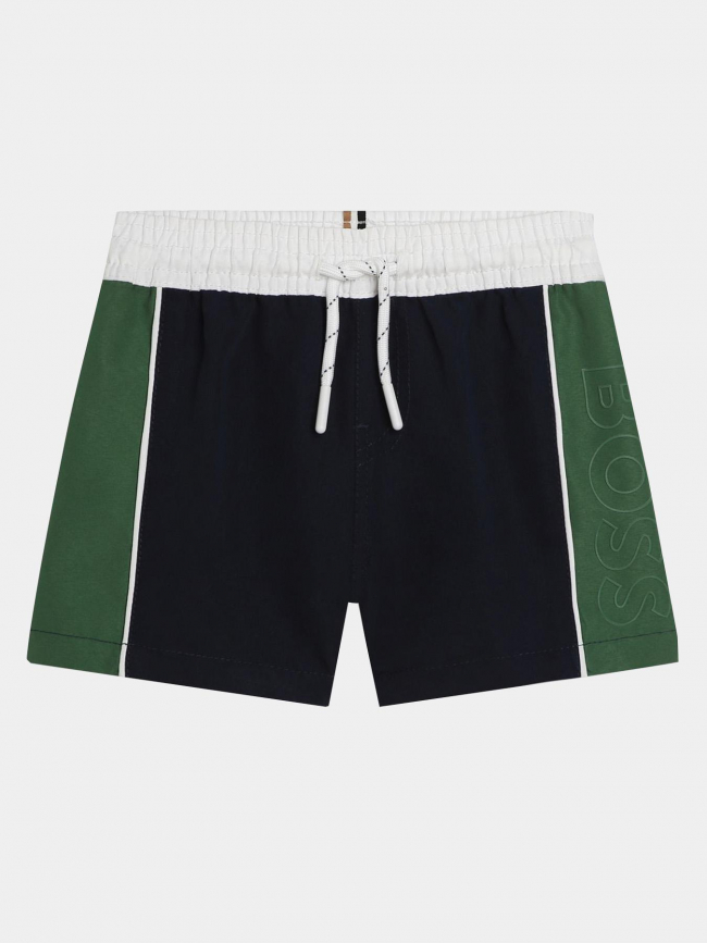 Short de bain surfer bleu vert bébé - Boss