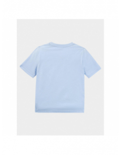 T-shirt logo 10-12 ans oxford bleu garçon - Boss